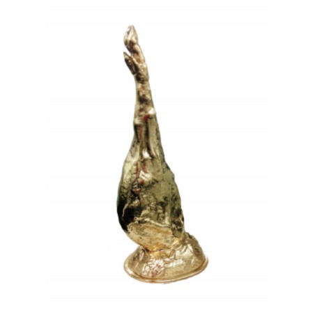Escultura jamón en bronce pulido  Ref.27313.04