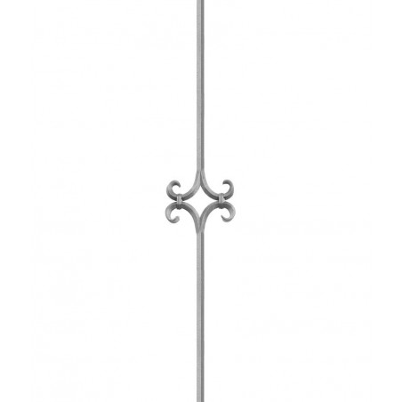 balaustre de hierro forjado ornamental de rombo diagonal 01056.10