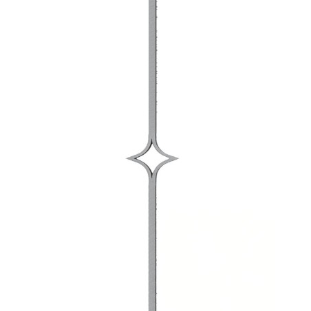 Balaustre Forjado Doble Rombo ■16 mm