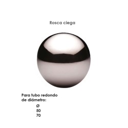 Bola Acero Inoxidable Brillo Ref.13089/Ø50 | Ref.13090/Ø70