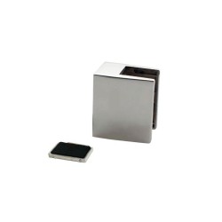 Pinza Acero Inoxidable Cuadrada Brillo y Satinado para...