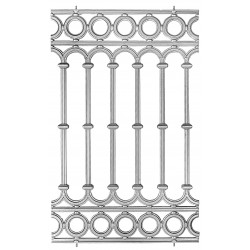 Balaustrada de Aluminio Fundido ↕860mm Ref.11054
